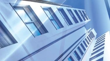 Facade of a modern Alkaloid building