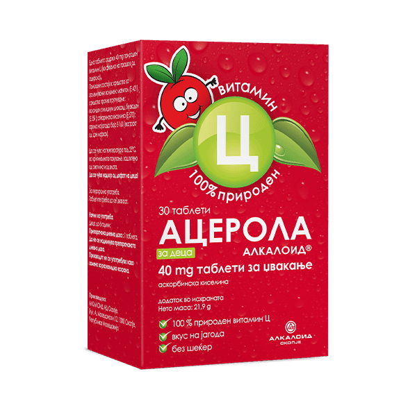 АЦЕРОЛА Аалкалоид® 40 mg за деца