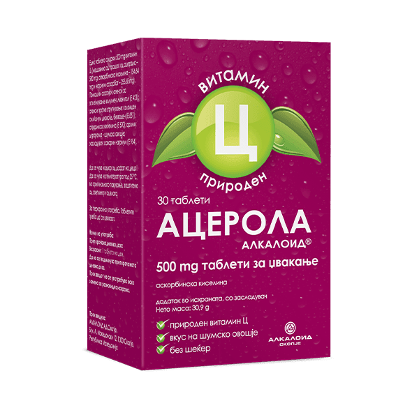 АЦЕРОЛА Алкалоид® 500 mg