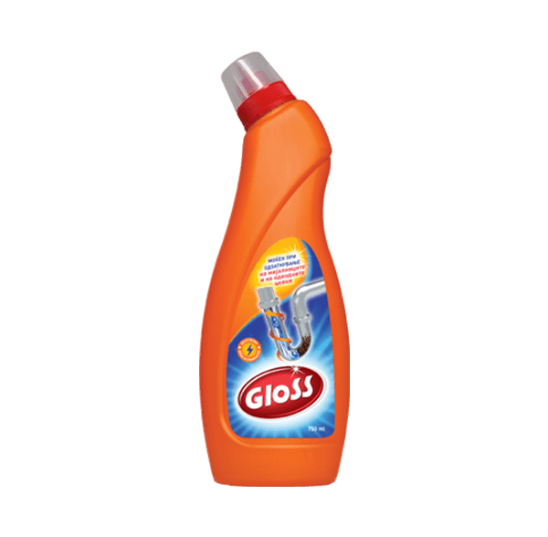 Gloss product for sink and drain unclogging