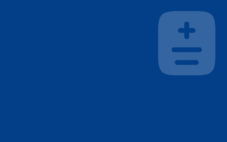 Medical prescription icon on a blue tile
