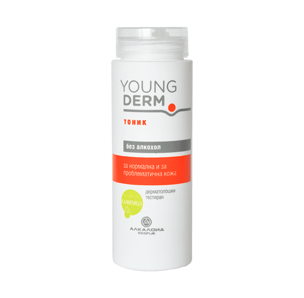 YOUNG DERM безалкохолен тоник за нормална и проблематична кожа 150ml