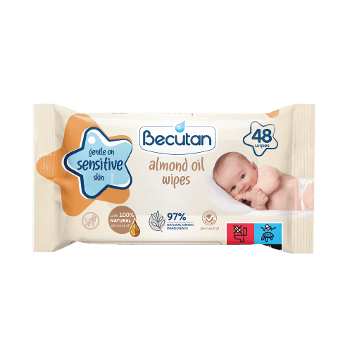 Becutan Almond Oil Wipes 