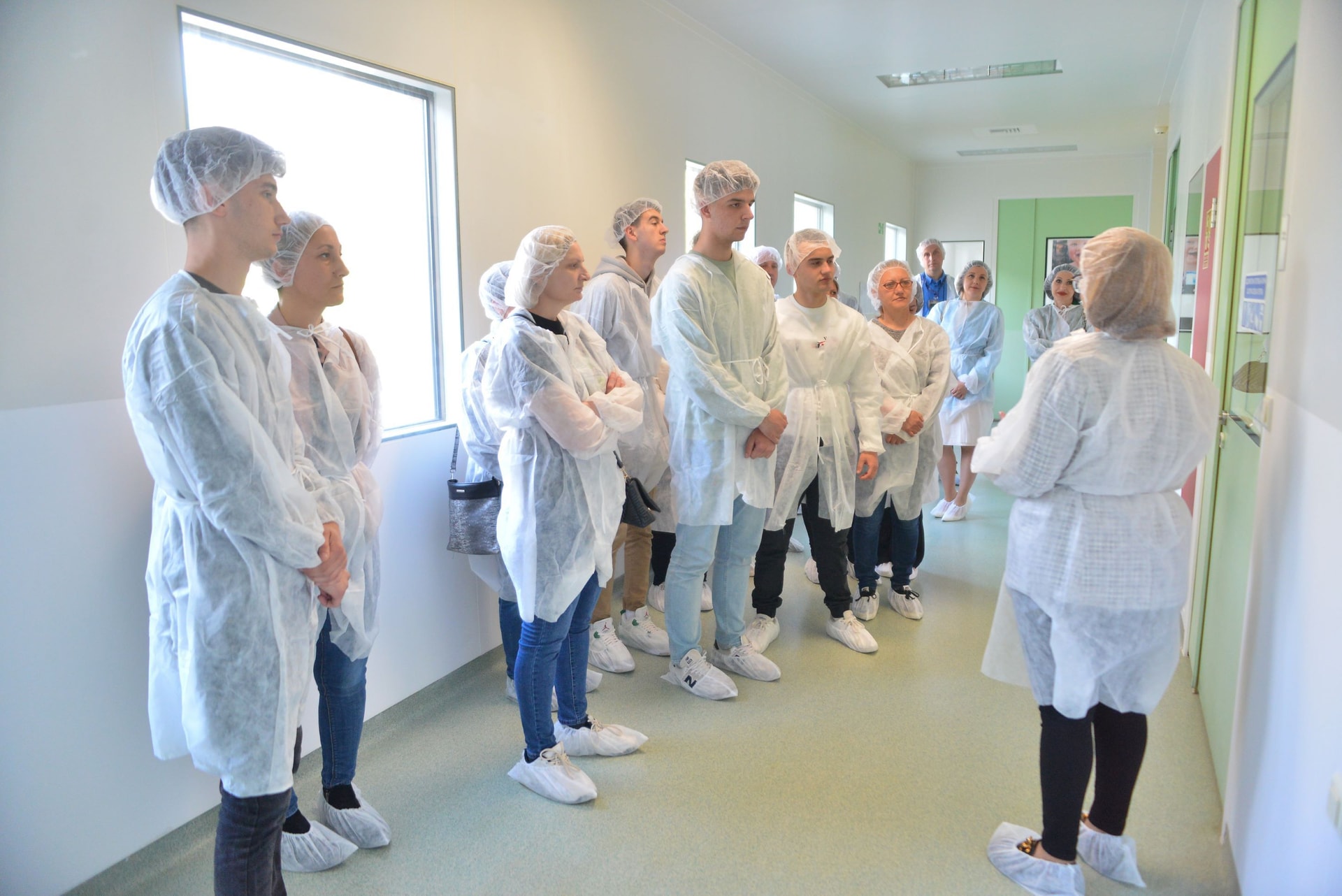 Dual education students during practical training