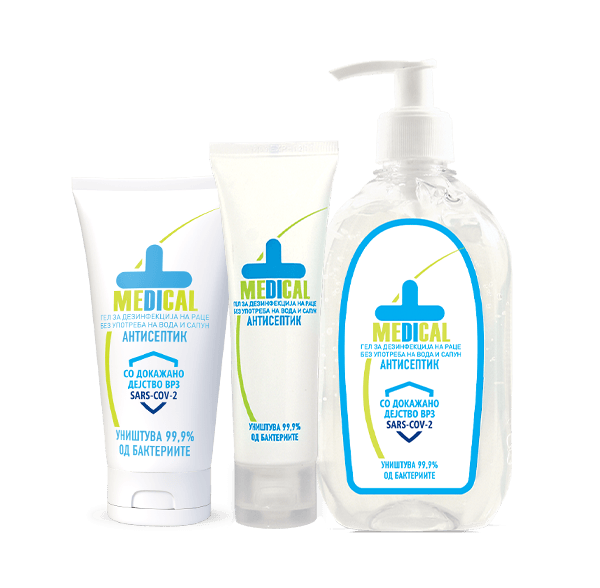 Medical disinfection hand gel