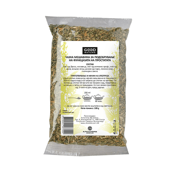 Tea blend for improving prostate function