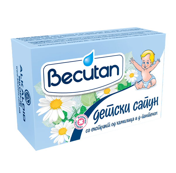 Becutan children's chamomile soap