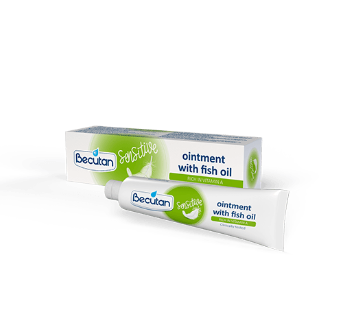 Becutan Sensitive – Ointment with fish oil
