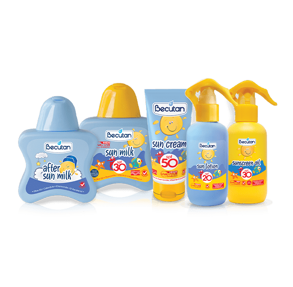 Becutan children’s suntan collection